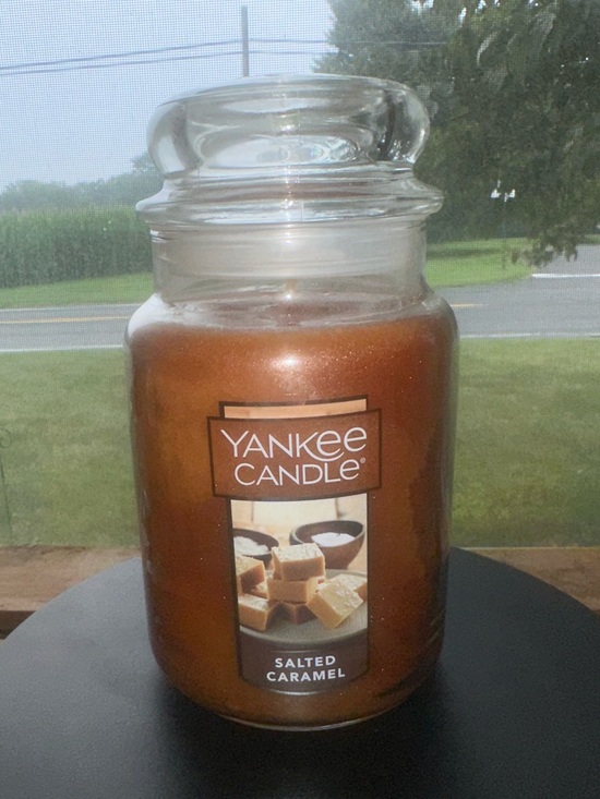 Yankee Candle Other - Yankee Candle Salted Caramel Large Jar Candle ~ 22 ounce single wick ~